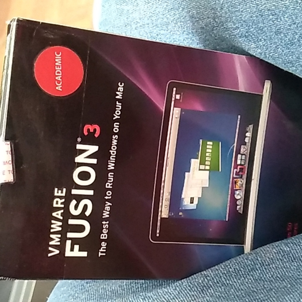 Vmware academic fusion 3 for mac pc windows on Mac
